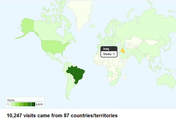 eu tive um visitante do iraque!!!