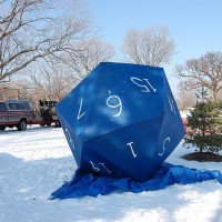 o maior d20 do mundo