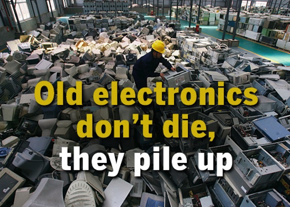 Old electronics don’t die, they pile up