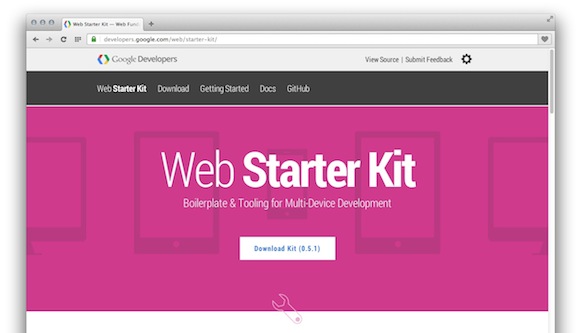 Web Starter Kit do Google