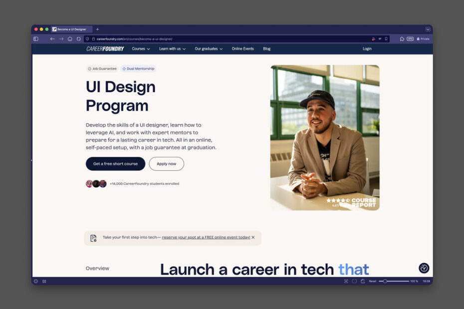 A chegada do final de fevereiro de 2026 marcou uma reviravolta profunda na minha vida profissional. Após quase oito anos de dedicação como mentor de UI na CareerFoundry, essa jornada chegou a um fim inesperado com o encerramento das operações da empresa devido à insolvência.
