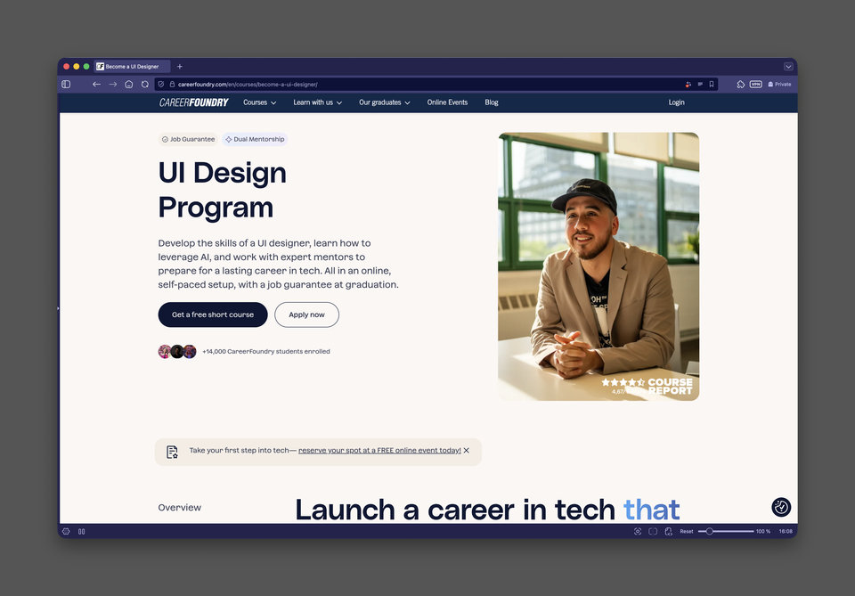 A chegada do final de fevereiro de 2026 marcou uma reviravolta profunda na minha vida profissional. Após quase oito anos de dedicação como mentor de UI na CareerFoundry, essa jornada chegou a um fim inesperado com o encerramento das operações da empresa devido à insolvência.